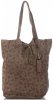 Bőr táska shopper bag Vittoria Gotti khaki VL299